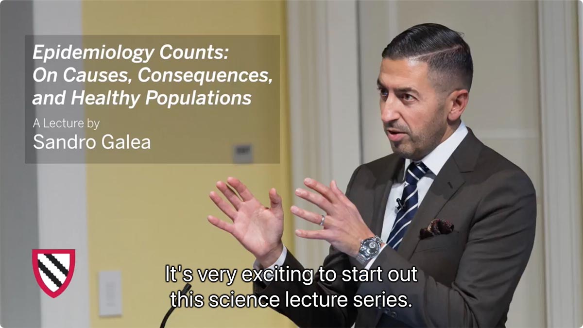 Epidemiology Counts, Radcliffe Institute, Harvard University